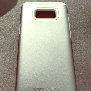 Black Galaxy s8 phone body cover. Shock absorber